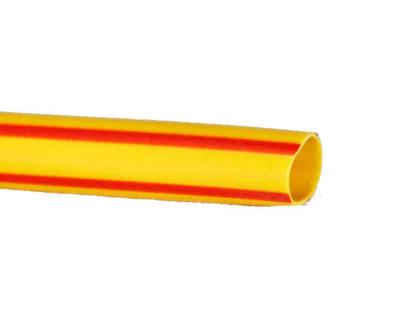 PVC-strømpe 2mm gul/rød 